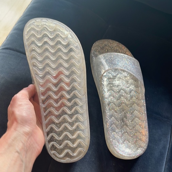 Jelly slides / slip-ons; sparkly - Picture 4 of 4